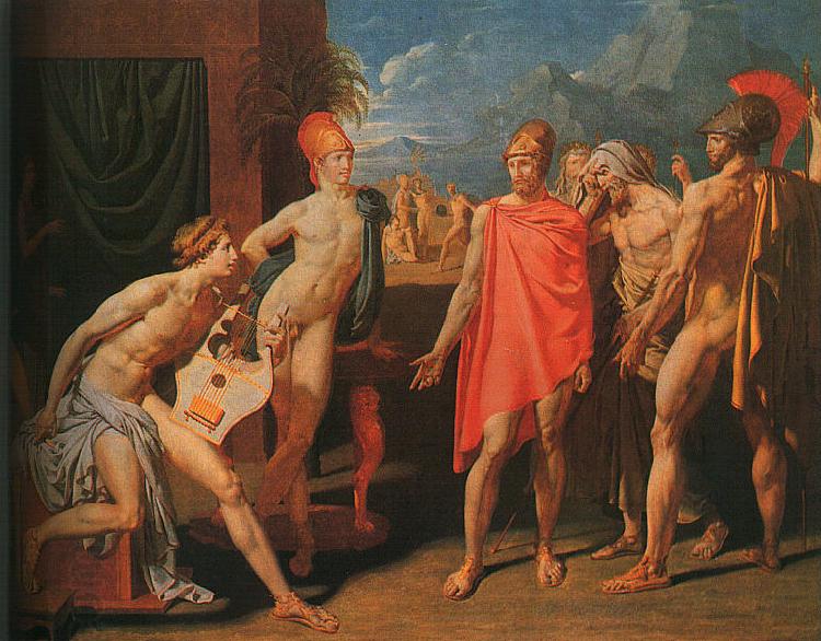 Jean-Auguste Dominique Ingres The Ambassadors of Agamemnon in the Tent of Achilles China oil painting art